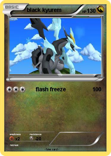 Pokemon black kyurem