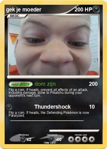 Pokemon gek je moeder