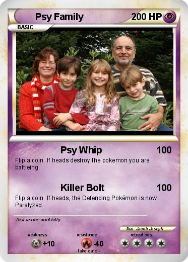 Pokemon Psy Family