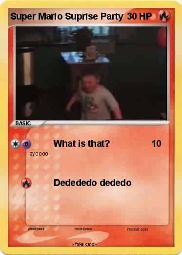 Pokemon Super Mario Suprise Party