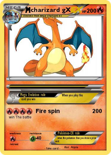 Pokemon charizard gX