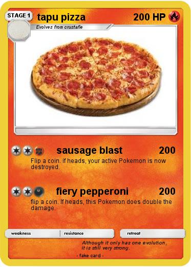 Pokemon tapu pizza