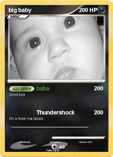 Pokemon big baby