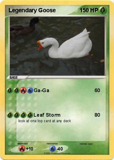 Pokemon Legendary Goose