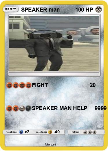 Pokemon SPEAKER man