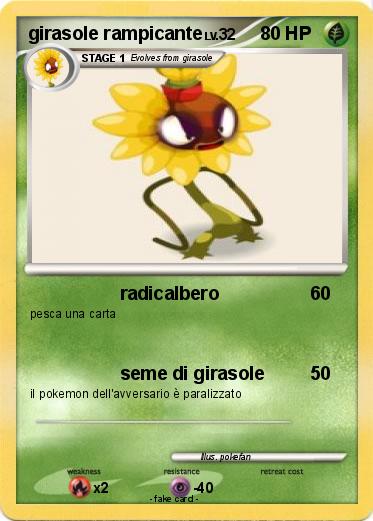 Pokemon girasole rampicante