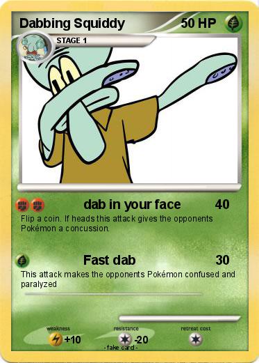 Pokemon Dabbing Squiddy