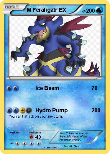 Pokemon M Feraligatr EX