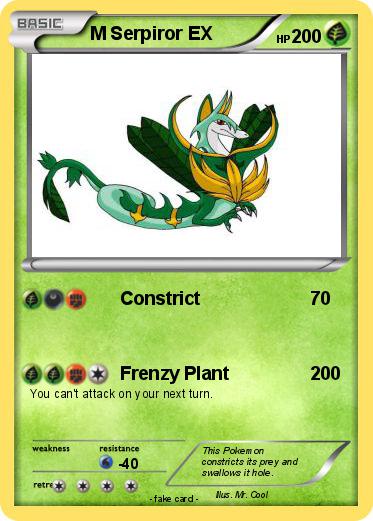 Pokemon M Serpiror EX