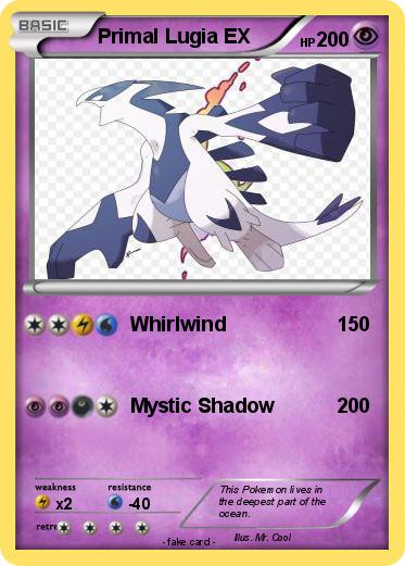 Pokemon Primal Lugia EX