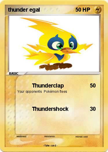 Pokemon thunder egal