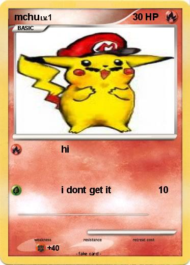 Pokemon mchu