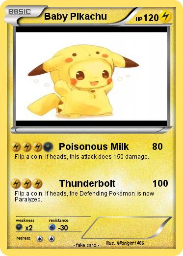 Pokemon Baby Pikachu