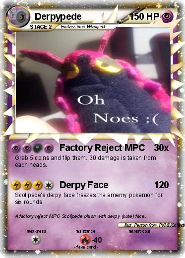 Pokemon Derpypede Pokemon Derpypede