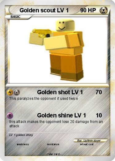 Pokemon Golden scout LV 1