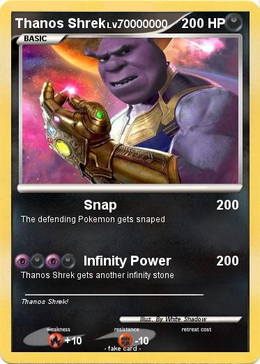 Pokemon Thanos Shrek