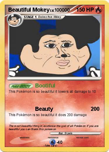 Pokemon Beautiful Mokey Pokemon Beautiful Mokey