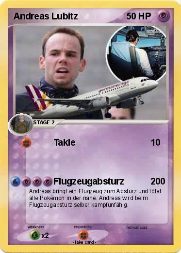 Pokemon Andreas Lubitz