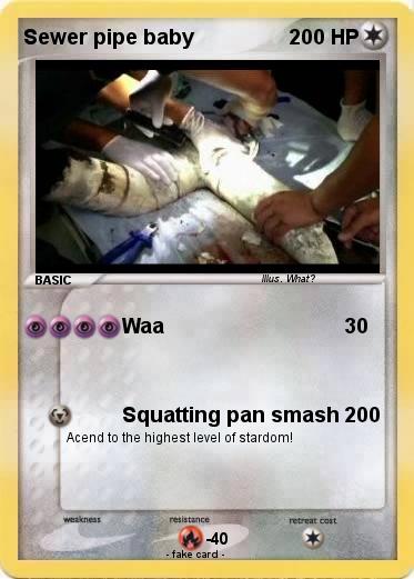 Pokemon Sewer pipe baby