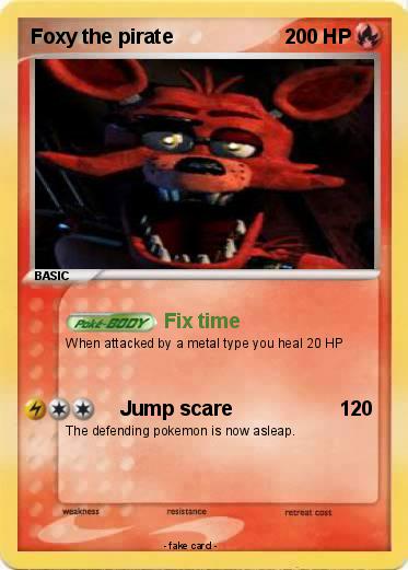 Pokemon Foxy the pirate