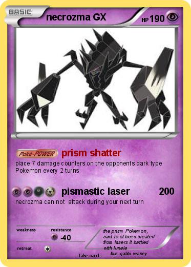 Pokemon necrozma GX