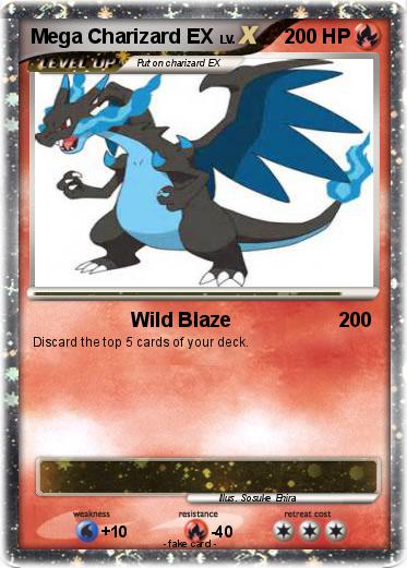 Pokemon Mega Charizard EX