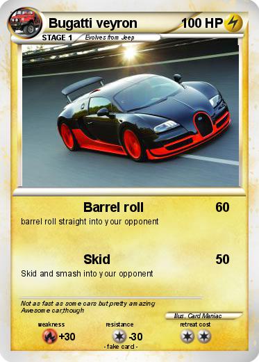 Pokemon Bugatti veyron