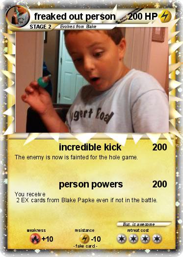 Pokemon freaked out person