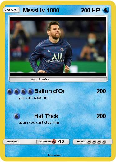 Pokemon Messi lv 1000