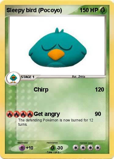 Pokemon Sleepy bird (Pocoyo)