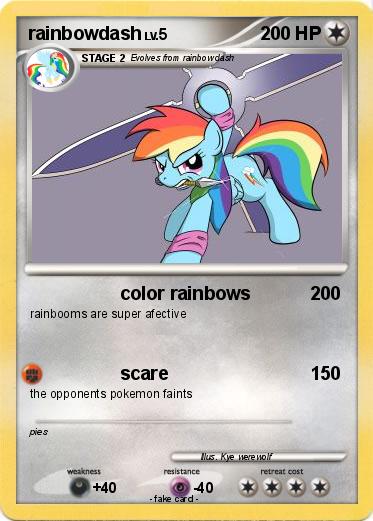 Pokemon rainbowdash
