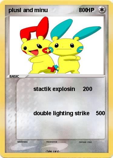 Pokemon plusl and minu                        0