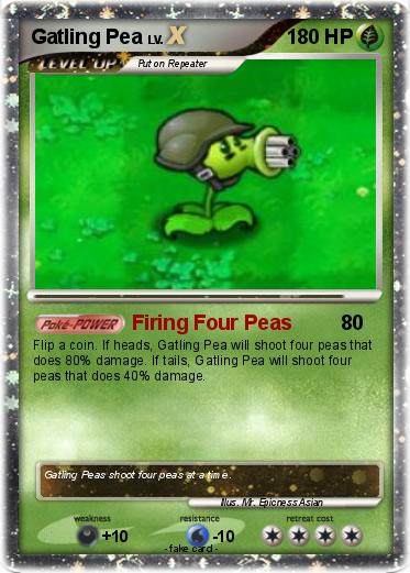 Pokemon Gatling Pea