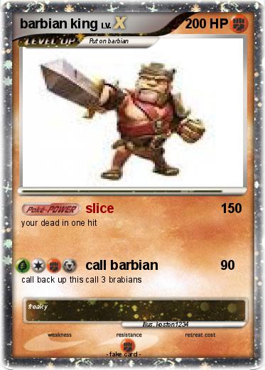 Pokemon barbian king