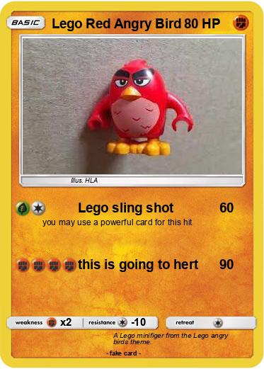 Pokemon Lego Red Angry Bird