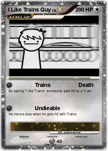 Pokemon I Like Trains Guy