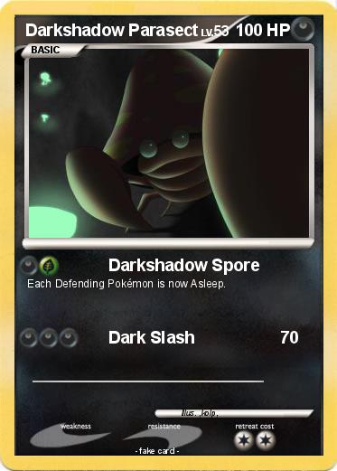 Pokemon Darkshadow Parasect