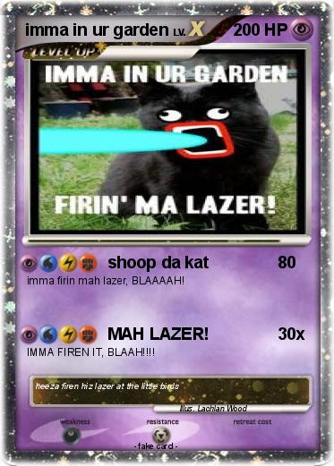 Pokemon imma in ur garden