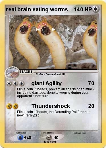 Pokemon real brain eating worms