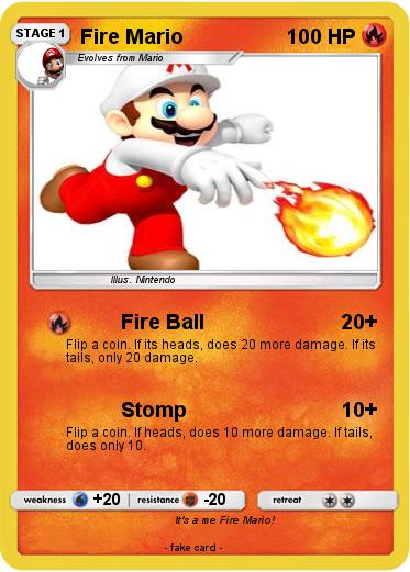 Pokemon Fire Mario