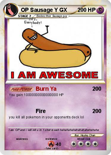 Pokemon OP Sausage Y GX