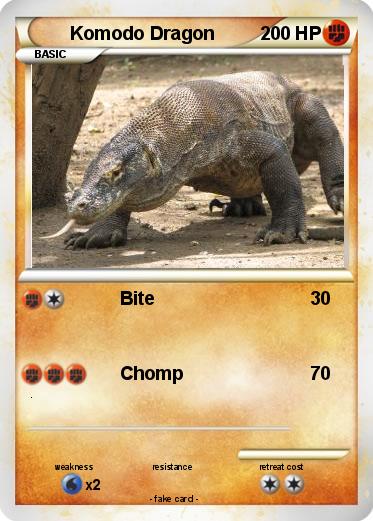 Pokemon Komodo Dragon
