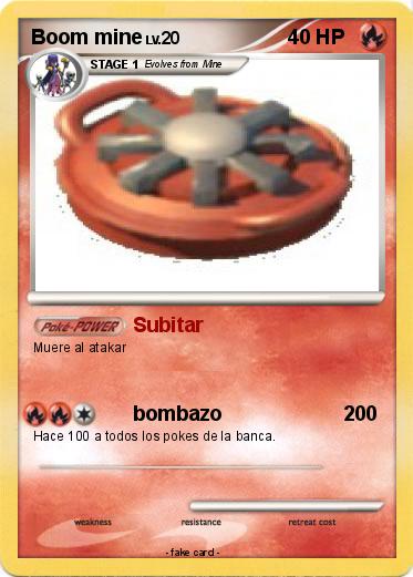 Pokemon Boom mine