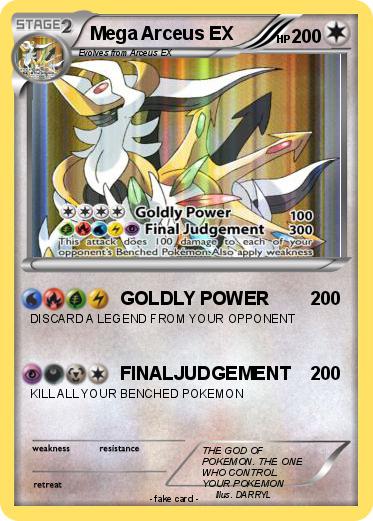 Pokemon Mega Arceus EX
