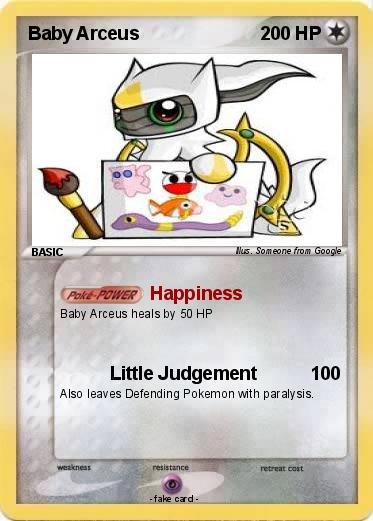 Pokemon Baby Arceus