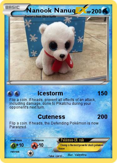 Pokemon Nanook Nanuq