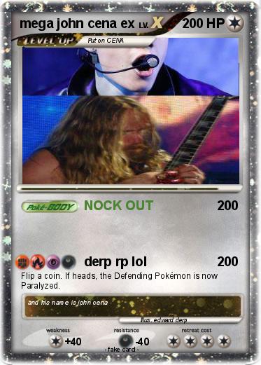 Pokemon mega john cena ex