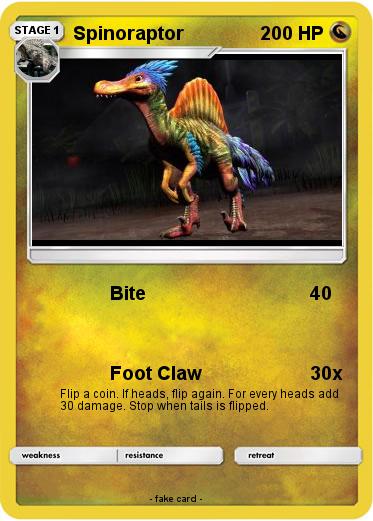 Pokemon Spinoraptor