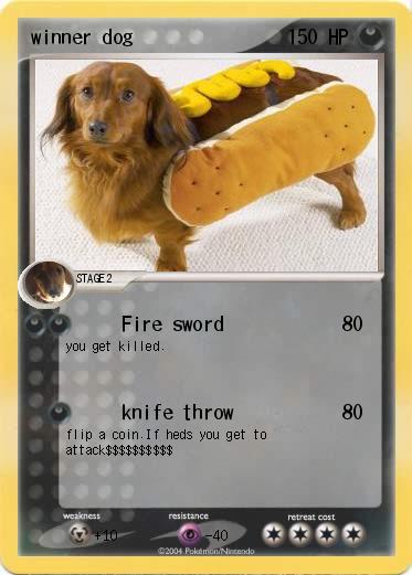 Pokemon winner dog