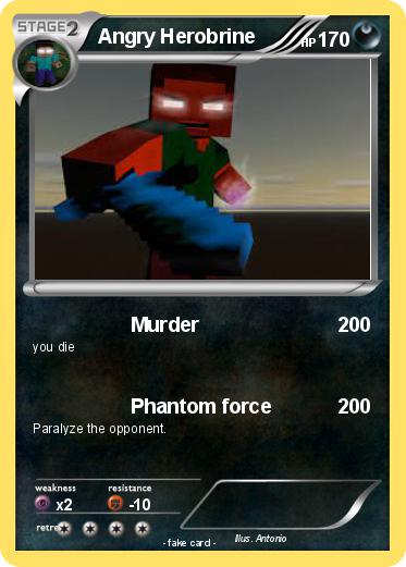 Pokemon Angry Herobrine